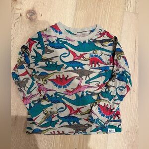 GAP Kids Colorful Dinosaur Long Sleeve Tee